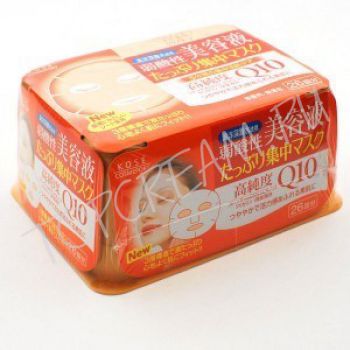Увлажняющие маски с коэнзимом Q10.
26 штук KOSE Clear Turn Q10 Essence Fasial Masks 26 pcs Увлажняющие маски с коэнзимом Q10.
26 штук KOSE Clear Turn Q10 Essence Fasial Masks 26 pcs