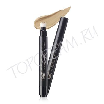 Увлажняющий консилер с водой термальных источников Бельгии THE SAEM Eco Soul Spau Finger Tip Concealer