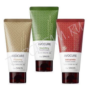 Крем для рук с экстрактом авокадо и эфирными маслами THE SAEM Avocure Hand Cream