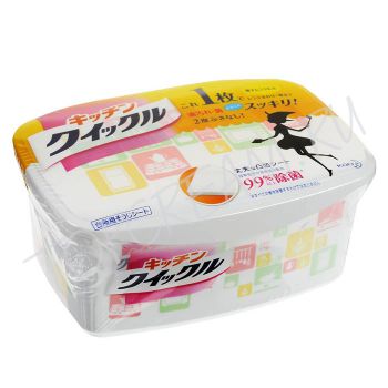 Салфетки для уборки кухонных поверхностей KAO Quickle for Kitchen Салфетки для уборки кухонных поверхностей KAO Quickle for Kitchen