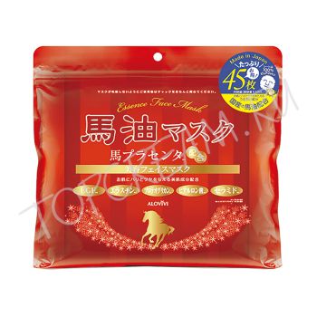 Маска для лица с конским жиром и плацентой, 45 шт. ALOVIVI Horse Oil Essence Face Mask Маска для лица с конским жиром и плацентой, 45 шт. ALOVIVI Horse Oil Essence Face Mask