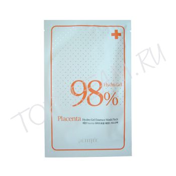 Гидрогелевая маска с плацентой и экстрактами растений PETITFEE Placenta Hydro Gel Essence Mask Pack