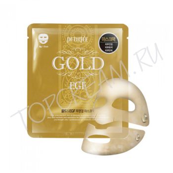 Маска для лица гидрогелевая с золотом и EGF PETITFEE Gold & EGF Transparent Gel Mask Pack