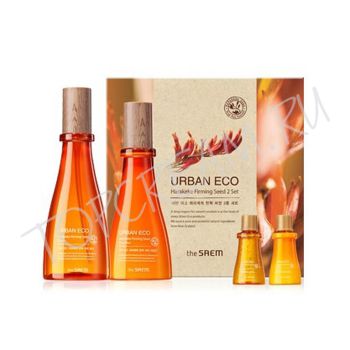 Набор укрепляющих средств с экстрактом новозеландского льна THE SAEM Urban Eco Harakeke Firming Seed 2 Set