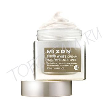 Увлажняющий осветляющий крем MIZON Snow White Cream