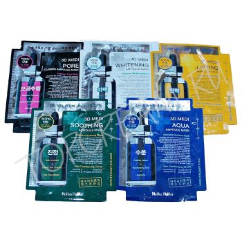 Тканевая 3D-маска с ампульной сывороткой HOLIKA HOLIKA 3D Medi Ampoule Mask Тканевая 3D-маска с ампульной сывороткой HOLIKA HOLIKA 3D Medi Ampoule Mask