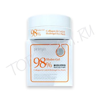 Гидрогелевые патчи для кожи вокруг глаз с коллагеном и коэнзимом Q10 PETITFEE Collagen & Co Q10 Hydro Gel Eye Patch Гидрогелевые патчи для кожи вокруг глаз с коллагеном и коэнзимом Q10 PETITFEE Collagen & Co Q10 Hydro Gel Eye Patch