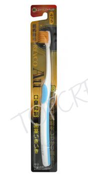Зубная щетка c наночастицами золота, сверхтонкой двойной щетиной EQ MAXON Nano Gold Toothbrush 2 Зубная щетка c наночастицами золота, сверхтонкой двойной щетиной EQ MAXON Nano Gold Toothbrush 2