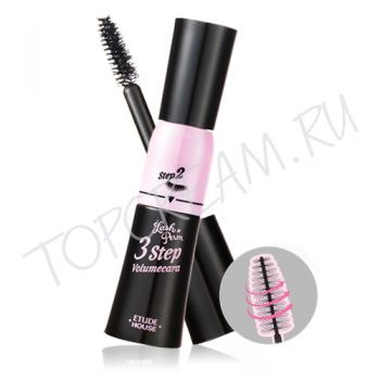 Тушь объемная "3 этапа" ETUDE HOUSE Lash Perm 3 Step Volumecara Тушь объемная "3 этапа" ETUDE HOUSE Lash Perm 3 Step Volumecara