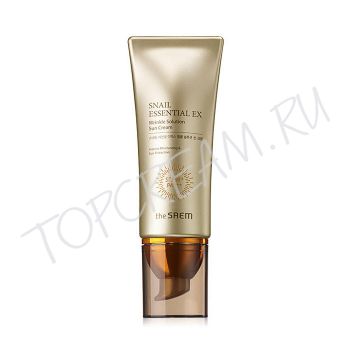 Улиточный солнцезащитный крем THE SAEM Snail Essential EX Wrinkle Solution Sun Cream SPF50+ PA+++ (tuba)