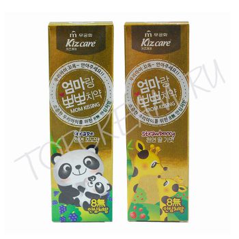 Детская зубная паста KIZCARE Mom Kissing Toothpaste