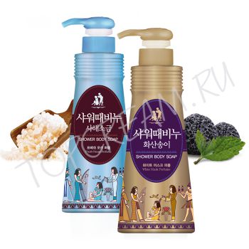 Гель-эксфолиант для душа с минералами и АНА-кислотами MUKUNGHWA Exfoliating Body Wash Shower Body Soap Гель-эксфолиант для душа с минералами и АНА-кислотами MUKUNGHWA Exfoliating Body Wash Shower Body Soap