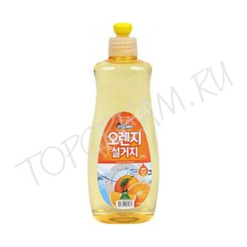 Средство для мытья посуды овощей и фруктов SANDOKKAEBI Echo Clean Orange