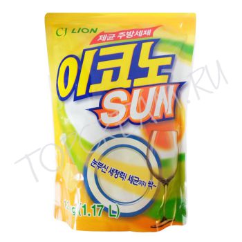 Средство для мытья посуды, фруктов и овощей 1170 мл CJ LION Kitchen Econo Sun 1170 ml Средство для мытья посуды, фруктов и овощей 1170 мл CJ LION Kitchen Econo Sun 1170 ml