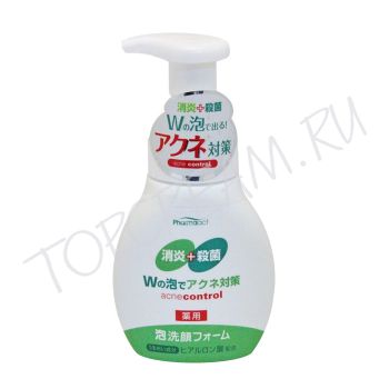 Противовоспалительная пенка для умывания против черных точек 180 гр. PHARMAACT Acne Control Medicated Face Foam 180g