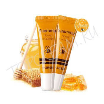 Скраб для губ медовый THE SAEM Saemmul Honey Lip Scrub