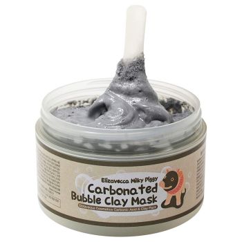 Очищающая глиняно-пузырьковая маска для лица ELIZAVECCA Carbonated Bubble Clay Mask