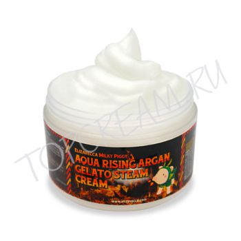 Паровой увлажняющий крем с маслом арганы ELIZAVECCA Aqua Rising Argan Gelato Steam Cream