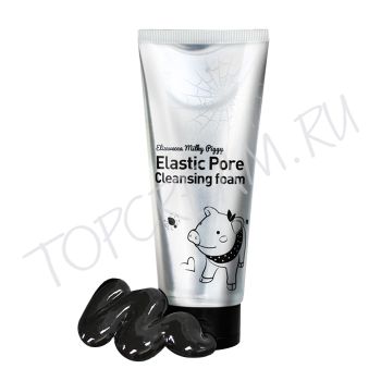 Пенка с древесным углем для очищения и сужения пор ELIZAVECCA Milky Piggy Elastic Pore Cleansing Foam Пенка с древесным углем для очищения и сужения пор ELIZAVECCA Milky Piggy Elastic Pore Cleansing Foam