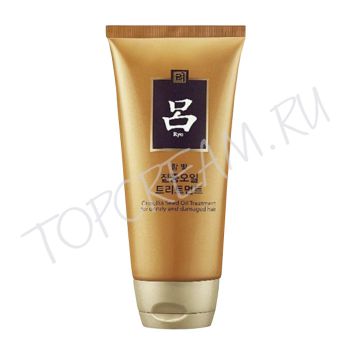 Маска с маслом камелии для непослушных и поврежденных волос RYO Hambitmo Camelia Seed Oil Treatment