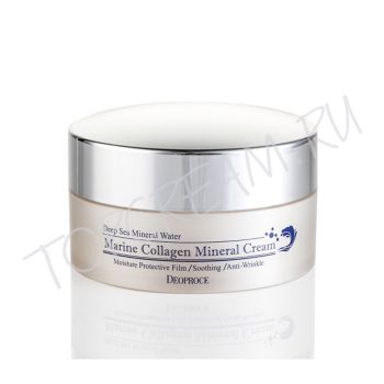 Минеральный крем с морской водой и коллагеном DEOPROCE Marine Collagen Mineral Cream