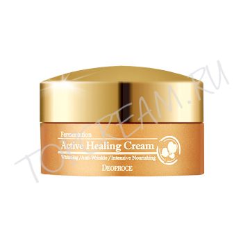 Оздоравливающий крем с ферментированными экстрактами DEOPROCE Fermentation Active Healing Cream