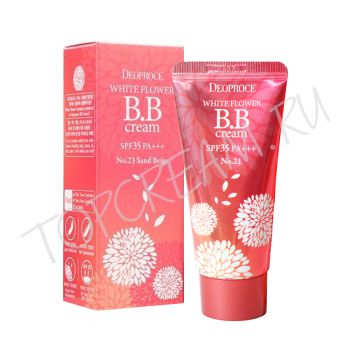 BB крем с экстрактами белых цветов DEOPROCE White Flower BB Cream SPF35 PA+++