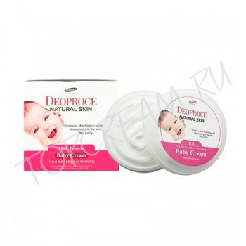 Детский питательный крем с молочными протеинами DEOPROCE Natural Skin Baby Cream Детский питательный крем с молочными протеинами DEOPROCE Natural Skin Baby Cream