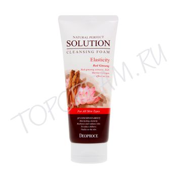 Пенка с лотосом и женьшенем для эластичности кожи DEOPROCE Natural Perfect Solution Cleansing Foam Elasticity Пенка с лотосом и женьшенем для эластичности кожи DEOPROCE Natural Perfect Solution Cleansing Foam Elasticity