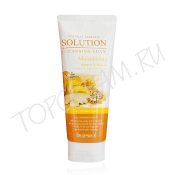 Увлажняющая пенка для умывания с овсянкой и бананом DEOPROCE Natural Perfect Solution Cleansing Foam Moisturizing Увлажняющая пенка для умывания с овсянкой и бананом DEOPROCE Natural Perfect Solution Cleansing Foam Moisturizing
