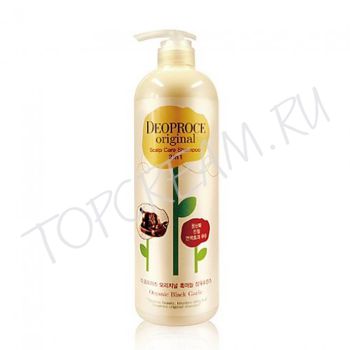 Шампунь-бальзам с черным чесноком от выпадения волос DEOPROCE Original Scalp Care Shampoo 2 in 1 Black Garlic Шампунь-бальзам с черным чесноком от выпадения волос DEOPROCE Original Scalp Care Shampoo 2 in 1 Black Garlic