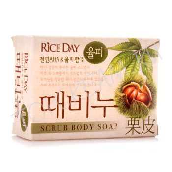 Мыло-скраб Земляной орех RICE DAY Oriental & Natural Scrub Body Soap Chestnut Мыло-скраб Земляной орех RICE DAY Oriental & Natural Scrub Body Soap Chestnut