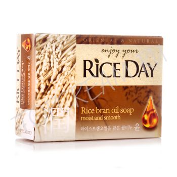 Мыло для тела с маслом рисовых отрубей RICE DAY Oriental & Natural Rice Bran Oil Soap