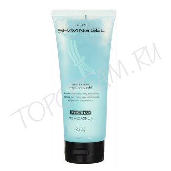 Гель для бритья смягчающий для чувствительной и проблемной кожи DEVE Shaving Gel Deep Moist Soothing