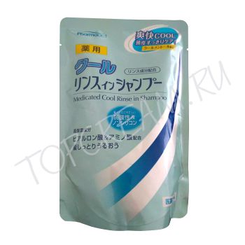 Освежающий шампунь против перхоти и зуда кожи головы 350 мл PHARMAACT Medicated Cool Rinse in Shampoo 350ml