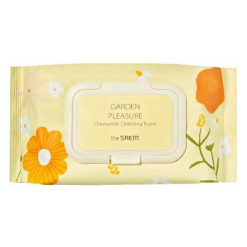 Салфетки очищающие с экстрактом ромашки THE SAEM Garden Pleasure Chamomile Cleansing Tissue