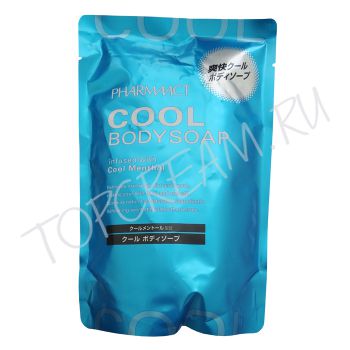 Гель для душа с ментолом 400 мл PHARMAACT Cool Body Soap Infused with Cool Menthol 400ml