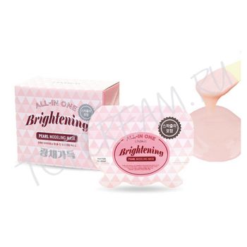 Альгинатная маска осветляющая с экстрактом жемчуга LINDSAY All-in-One Brightening Pearl Modeling Mask Альгинатная маска осветляющая с экстрактом жемчуга LINDSAY All-in-One Brightening Pearl Modeling Mask