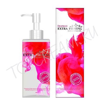 Укрепляющее гидрофильное масло для эластичности кожи DEOPROCE Cleansing Oil Extra Firming