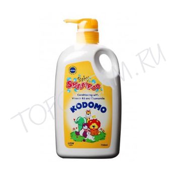 Детский шампунь-кондиционер с витамином B5 и ромашкой, 750 мл LION KODOMO Baby Shampoo Conditioning with Vitamin B5 and Chamomile