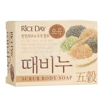 Мыло-скраб Пять злаков RICE DAY Oriental & Natural Scrub Body Soap Five Grains Мыло-скраб Пять злаков RICE DAY Oriental & Natural Scrub Body Soap Five Grains
