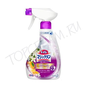 Спрей-пенка для туалета с ароматом жасмина 400 мл KAO Magiclean Toilet Jasmine Aroma Спрей-пенка для туалета с ароматом жасмина 400 мл KAO Magiclean Toilet Jasmine Aroma