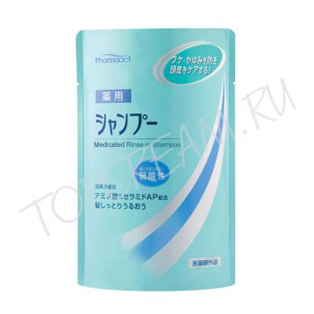 Шампунь слабокислотный против перхоти и зуда кожи головы 350 мл PHARMAACT Medicated Rinse in Shampoo 350ml