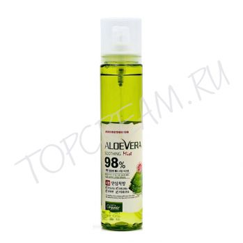 Успокаивающий и освежающий спрей для лица с алоэ вера WHITE ORGANIA Aloe Vera Soothing Mist 98% Успокаивающий и освежающий спрей для лица с алоэ вера WHITE ORGANIA Aloe Vera Soothing Mist 98%