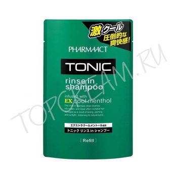 Тонизирующий шампунь 2 в 1 для мужчин, 350 мл PHARMAACT Tonic Rinse In Shampoo Infused with EX Cool Mentol 350ml Тонизирующий шампунь 2 в 1 для мужчин, 350 мл PHARMAACT Tonic Rinse In Shampoo Infused with EX Cool Mentol 350ml