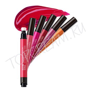 Матовая помада-кушон THE SAEM Eco Soul Cushion Button Lips