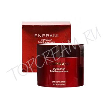 Увлажняющий защитный питательный крем с маслом камелии ENPRANI Dongbaek Camelia Total Energy Cream