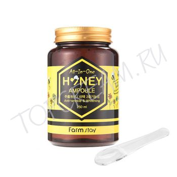 Многофункциональная ампульная сыворотка с медом FARMSTAY All-In-One Honey Ampoule