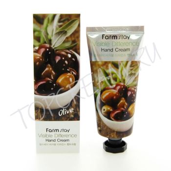 Крем для рук и ногтей с оливой интенсивно увлажняющий FARMSTAY Olive Intensive Moisture Hand & Nail Cream