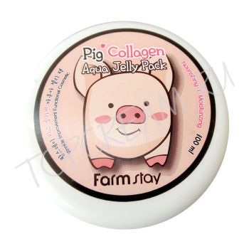 Увлажняющая маска-желе со свиным коллагеном FARMSTAY Collagen Aqua Piggy Jelly Pack
